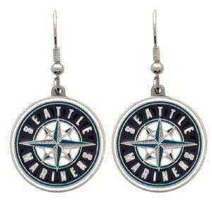  MLB Dangle Earrings   Seattle Mariners