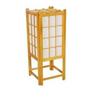   Furniture LMPWP18 Honey Window Pane Shoji Table Lamp