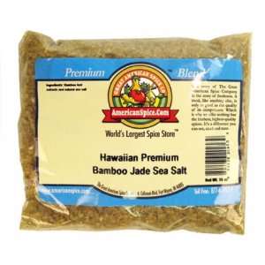Hawaiian Premium Bamboo Jade Sea Salt   Bulk, 16 oz