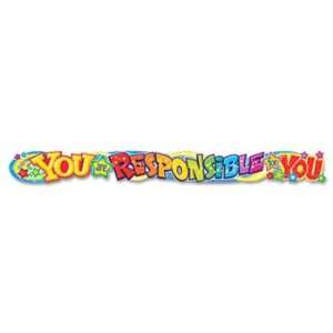   Quotable Expressions Wall Banner, You Are Responsible For You, 10 ft