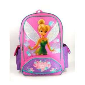 com Disney Tinker Bell Backpack   Lovely Tinkerbell Large Pink School 