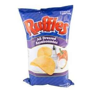 12 bags of Ruffles All Dressed Potato Chips, 60g, 2.12oz, Made in 