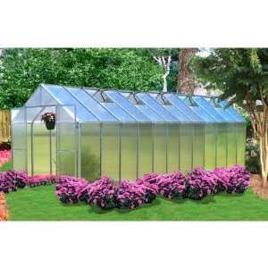 Monticello Quick Assembly Greenhouse System   8 x 24 Color Aluminum