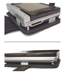 Leather Case for Sharp Zaurus SL C860/C760   Book Type (Black)