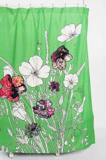 UrbanOutfitters  Wildflowers Shower Curtain