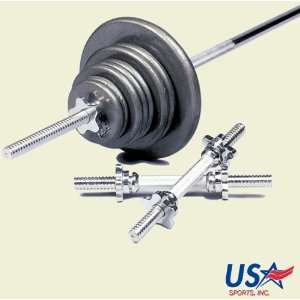  USA Sports 110 Lb Standard Threaded Weight Set