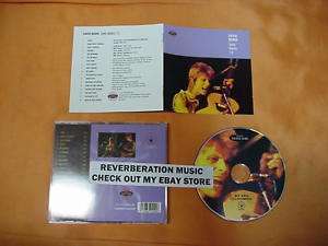 DAVID BOWIE Santa Monica 72 UK CD 1994 WITHDRAWN DISC 054421039224 