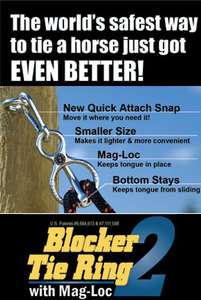 Blocker Tie Ring 2 With Mag Lock   Chrome  