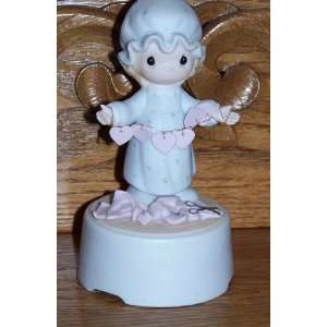  1987 Precious Moments Figurine Musical Youve Touched So 