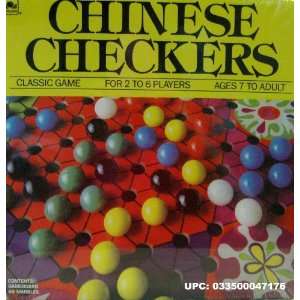    Chinese Checkers Classic Game [Golden 4717 5] Toys & Games