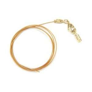   Wire With Lobster Clasp 20/Pkg Gold Plated L153 A 041; 3 Items/Order