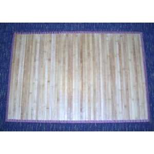  Small Tan Bamboo Floor Mat Eco Friendly 