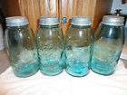 blue mason jars 1 2 gallon  