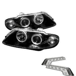 com Carpart4u Pontiac GTO Halo LED Black Projector Headlights and LED 
