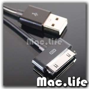 Ft BLACK USB Cable for ALL iPhone 4 3G S iPod iTouch  