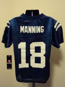  NFL Indianapolis Colts Peyton Manning Little Kids Football Jersey 