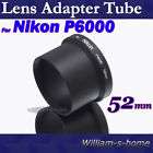 52mm Lens Adapter Tube for NIKON Coolpix P6000 52mm