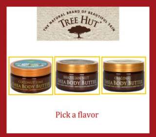 3x Tree Hut Shea Body Butter 7 oz Jars * Pick a flavor*  