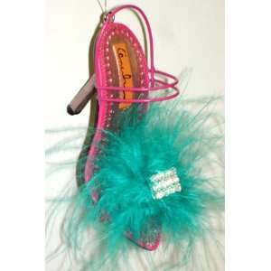  Funky Diva Feather & Diamond High Heel Shoe Christmas 