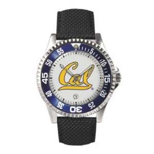  California Golden Bears Competitor Leather Mens Watch 