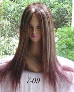 24 Inch CUSTOM MADE 100% Human Hair Full Lace Wig/Wigs  