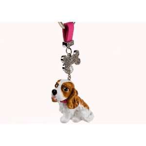  Cavalier King Charles Handmade Keyring (5cm x 5cm)