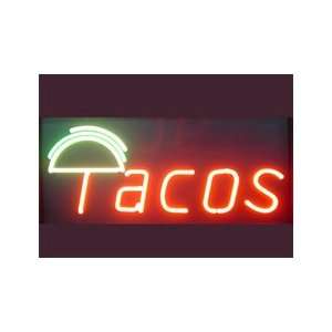  Tacos Low Voltage Neon Sign 8 x 18