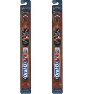 Oral B Stages 3 Power Rangers Toothbrush (Pack of 2)  