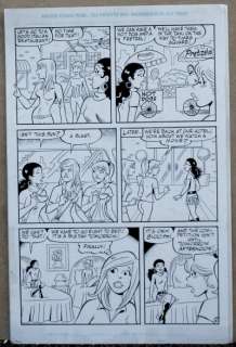 Archie Comics   full story art, Betty Cooper 6 pages  