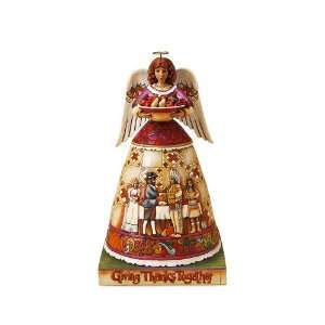   with Thanksgiving Scene Figurine 10 Inch 