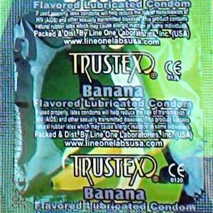  Trustex Banana Flavored Condoms 1000 Pack Health 
