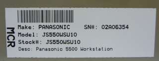 PANASONIC JS 550WS TYPE U10 5500 POS CASH REGISTER WORKSTATION 