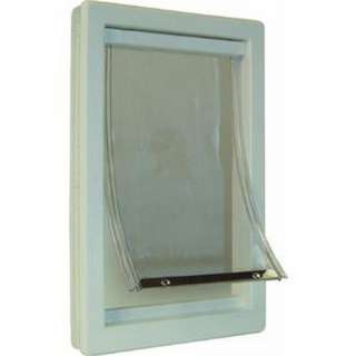 PLASTIC PET DOOR with clear flap CHOICE of SIZE NEW 071915232459 