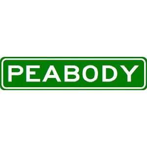  PEABODY City Limit Sign   High Quality Aluminum Sports 