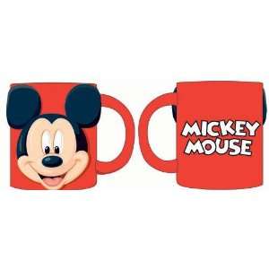 Disney Mickey Mouse Full Face 3d 11oz Ceramic Relief Mug  
