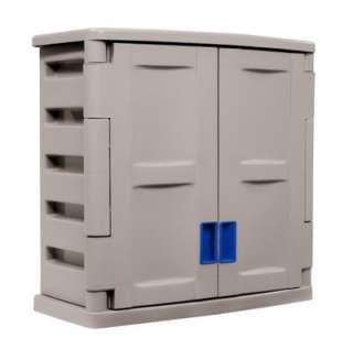 Suncast Garage Storage Wall Cabinet Large Utility Unit  