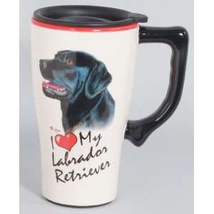 Black Labrador Travel Mug 