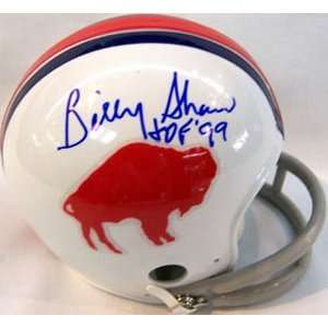  Billy Shaw Memorabilia Signed Riddell Buffalo Bills 
