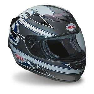  Bell Apex Blitz Helmet   Large/Blue/Silver Automotive