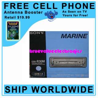 brand new sony cdx r30m marine cd player key features 52 watts