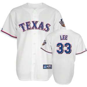  Cliff Lee Jersey Texas Rangers #33 Home Replica Jersey 