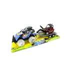   of 4   Toy sports vehicle with hauler and forklift (Each) By Bulk Buys