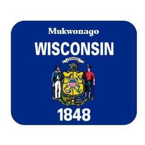 US State Flag   Mukwonago, Wisconsin (WI) Mouse Pad 
