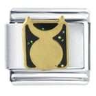 Pugster Horn Moon Symbol Celestial Italian Charm Bracelet