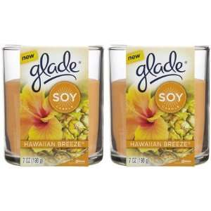  Glade Soy Candle, Hawaiian Breeze, 7 oz 2 ct (Quantity of 
