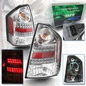   LED Tail Light   Clear Lens w/ Red Reflector   DEPO   SAE DOT Approved