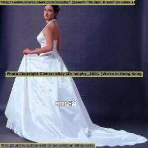   * Sexy* White Ivory Red Gothic Wedding Dress Size 16 20 24 28 32 Veil