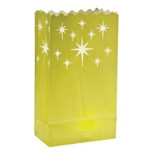  10 Starburst Luminary Bag   Light Green (4 Count) Toys & Games