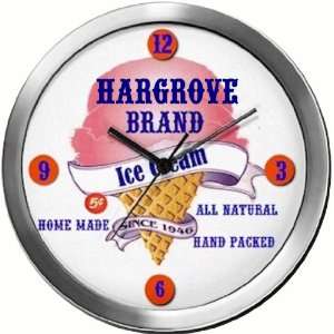  HARGROVE 14 Inch Ice Cream Metal Clock Quartz Movement 