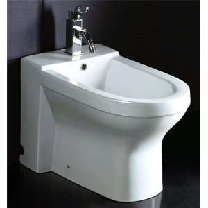  EAGO JA1010 White Ceramic Bathroom Bidet with Elongated 